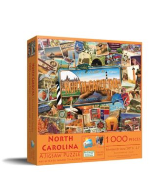 North Carolina 1000 Piece Jigsaw Puzzle, Ages 15+