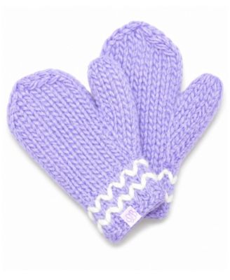 Little/Big Classic Knit Ribbed-Cuff Mittens
