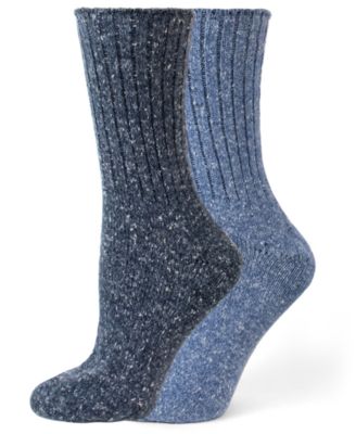 Women's 2-Pack Tweed Rib Boot Socks 	U24761