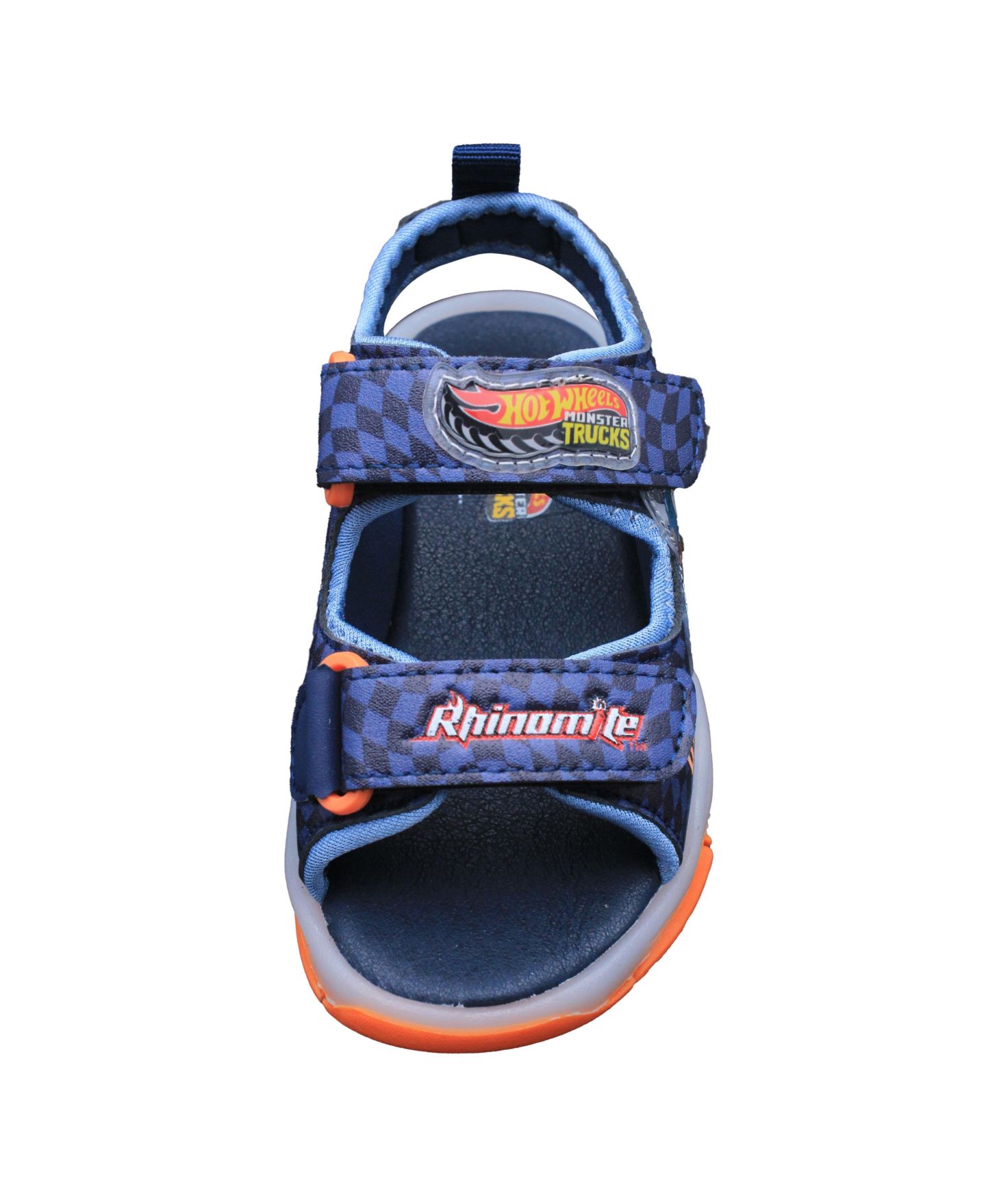 Сандалии Hot Wheels Monster Trucks Light-Up Sandals для мальчиков, цвет: Синий / Чёрный — фото 4