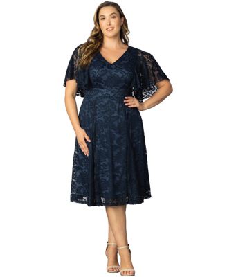 Plus Size Camille Lace Cocktail Dress