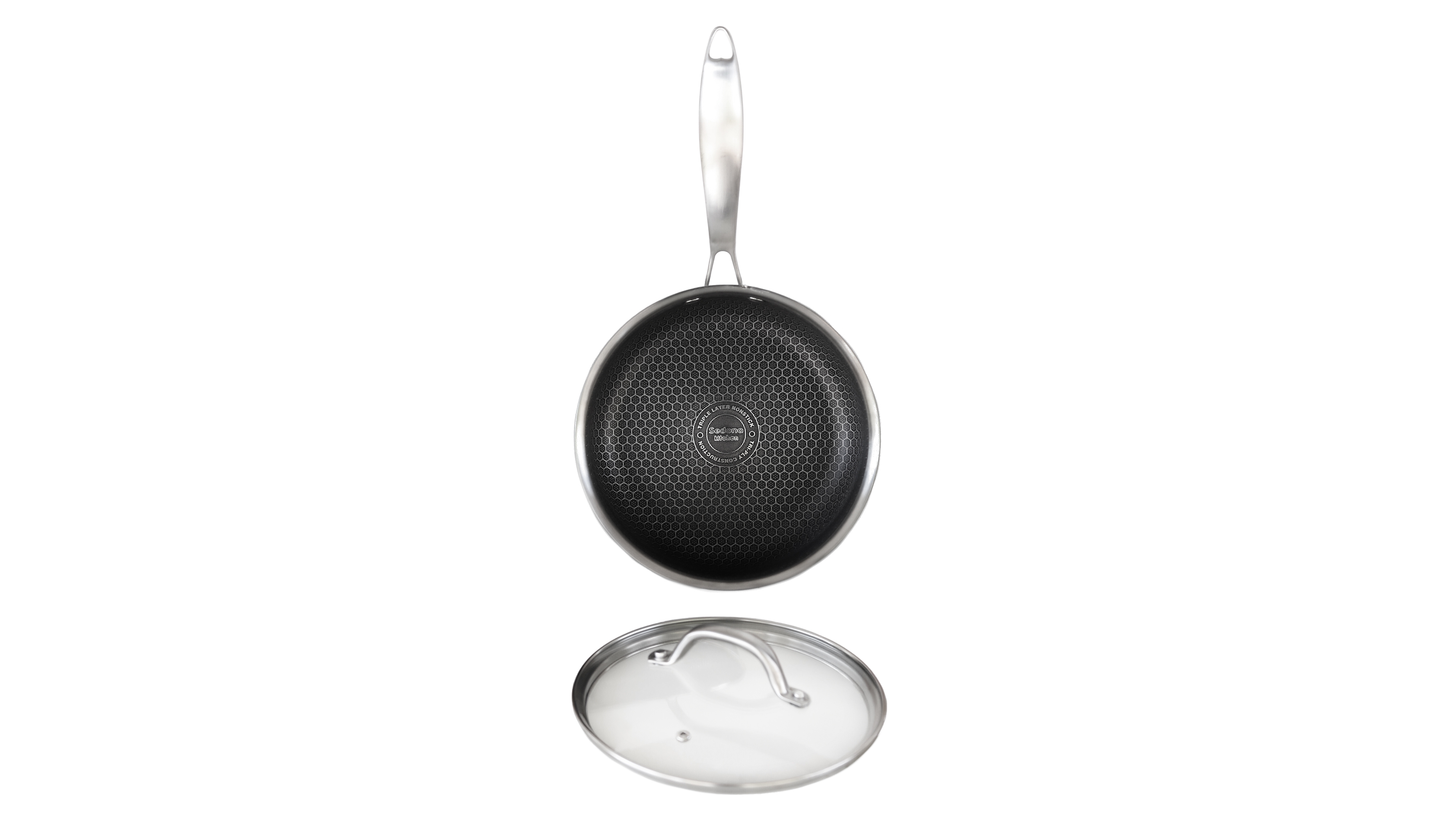 Sedona Kitchen Tri-Ply Stainless Steel 1.5-Quart Saucepan with Lid