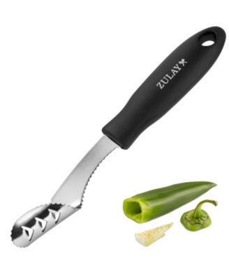 Jalapeno Corer Tool - Stainless Steel Pepper Corer Seed Remover Tool