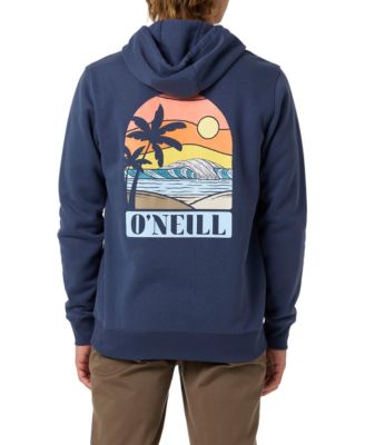 Men's Sun Waves Graphic Cotton Pullover