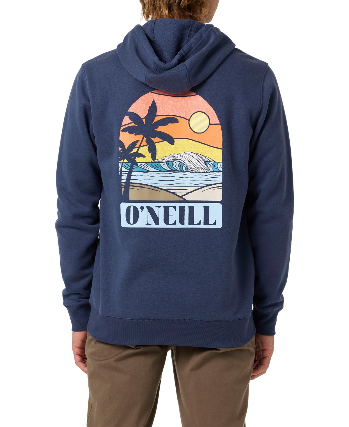 O'Neill Men's Sun Waves Graphic Cotton Pullover