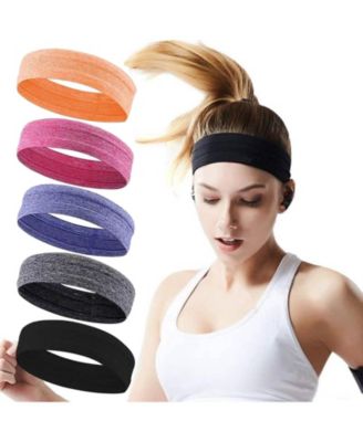 Non-Slip Running Headbands, 5-Piece Set