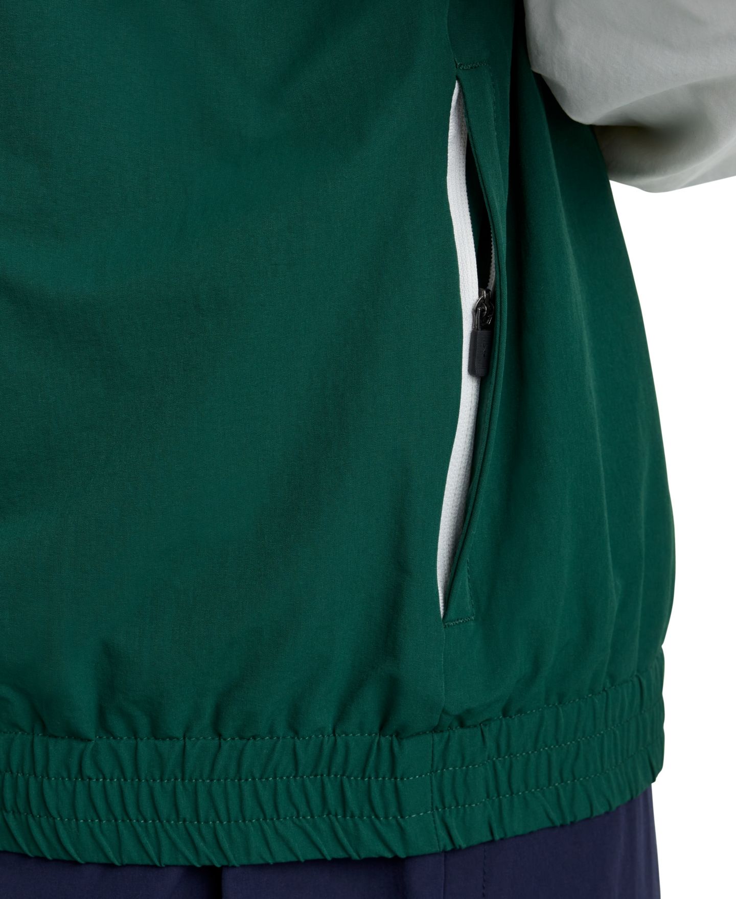 Мужская куртка Reebok Heritage Full-Zip Mock Neck Track, цвет: Зелёный — фото 5