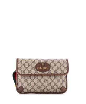 Neo Vintage Flap Belt Bag GG Coated Canvas