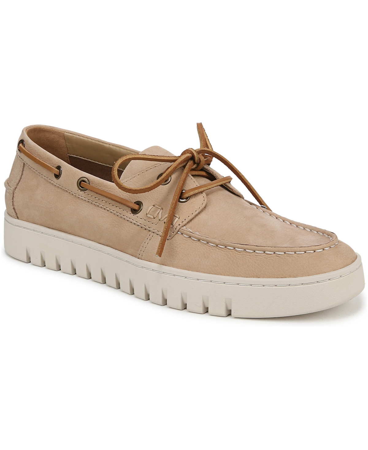 Vionic Men's Uptown Boat Shoes - Sand nubucks