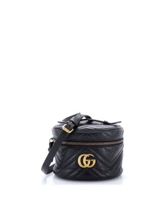Mini GG Marmont Vanity Backpack Matelasse Leather