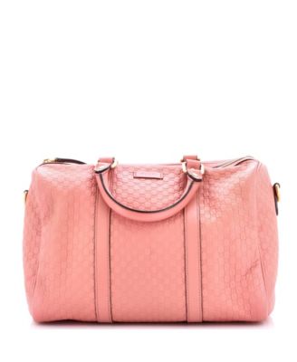 Medium Joy Boston Bag Microguccissima Leather