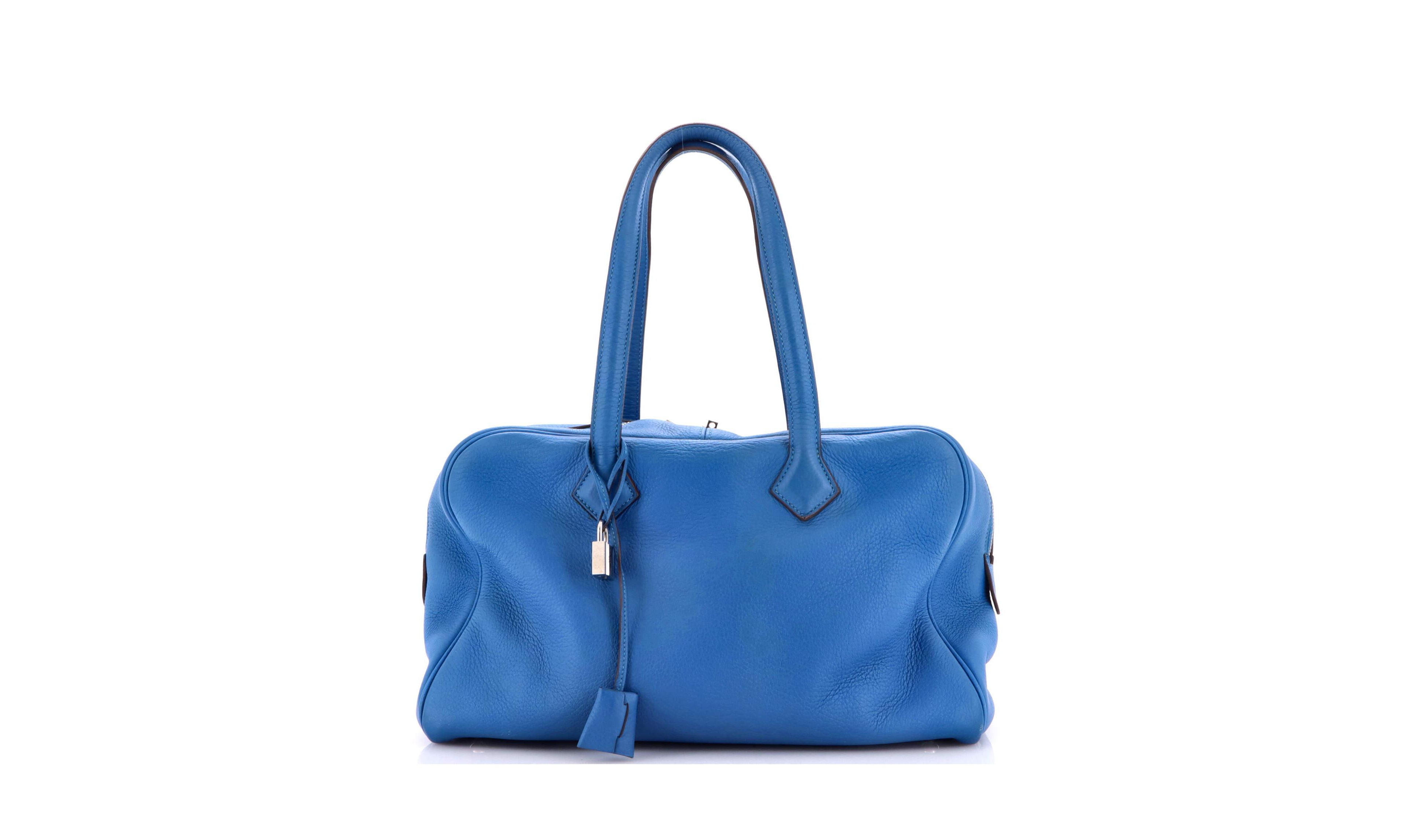 Pre-Owned Hermes 35 Victoria Ii Bag Clemence