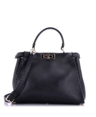 Medium Selleria Peekaboo Bag Leather