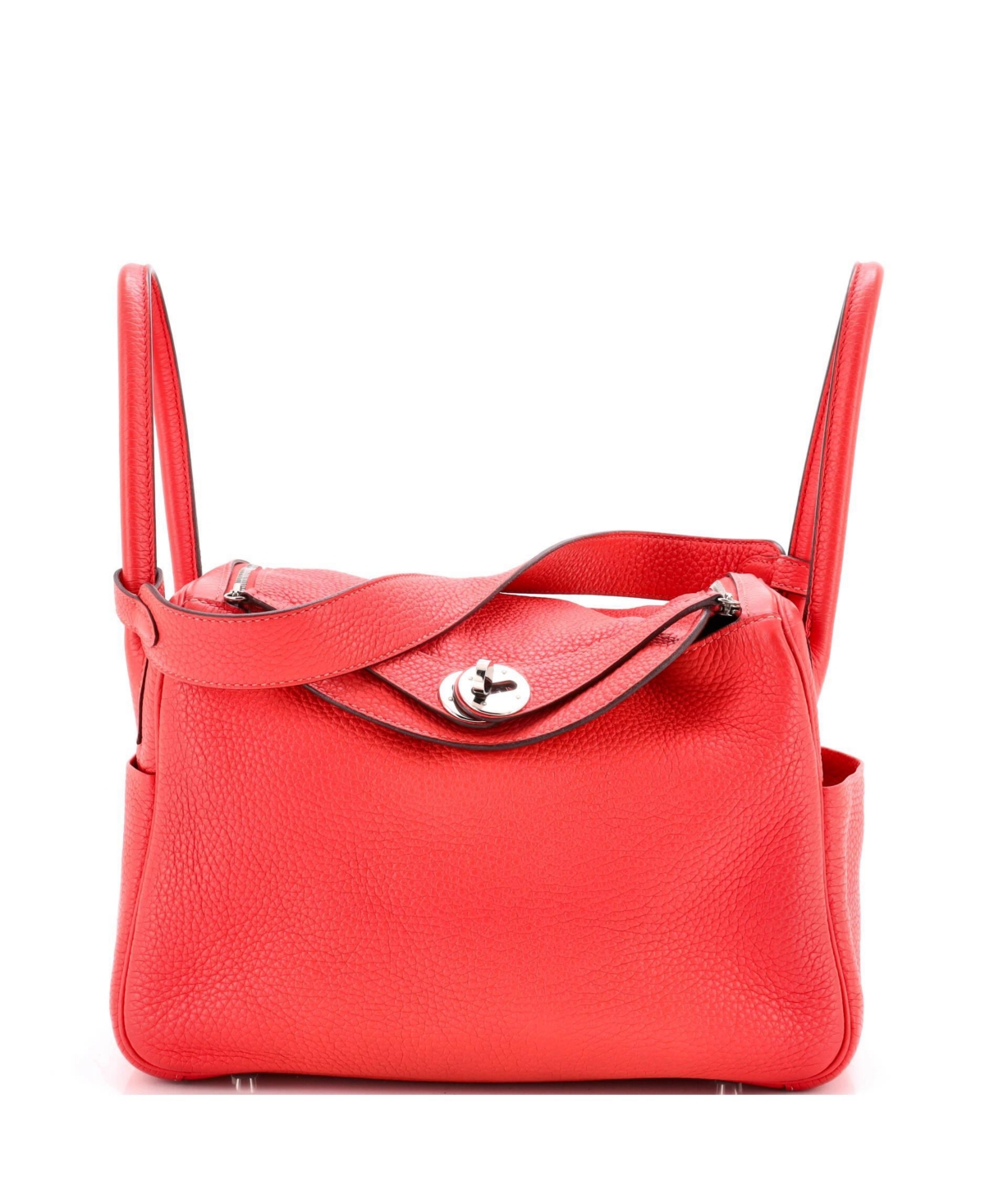 Pre-Owned Hermes 26 Lindy Bag Clemence - Red