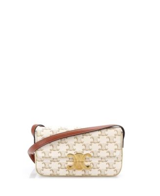 Triomphe East-West Shoulder Bag Triomphe Coated Canvas