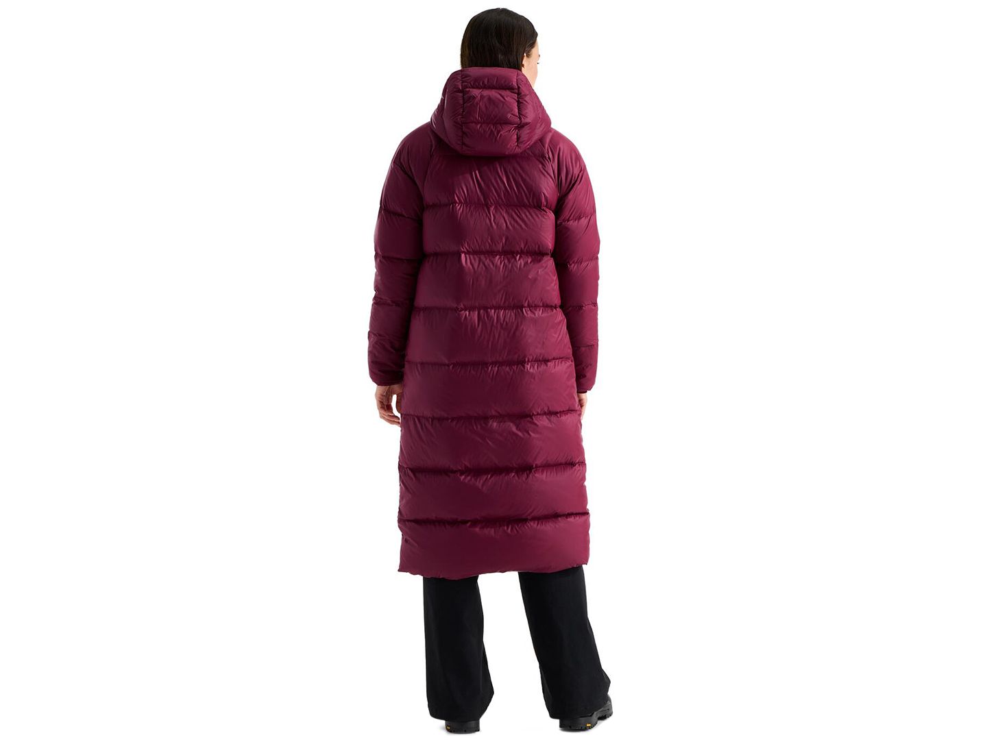 Женская куртка The North Face Hydrenalite City Long Down Parka, цвет: Антрацитовый серый — фото 6