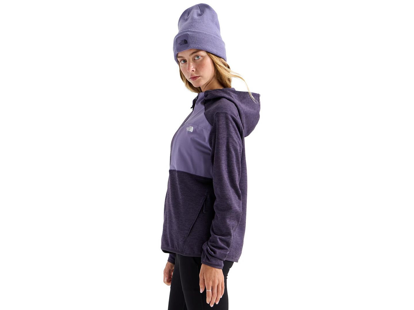 Женское худи The North Face Performance Fleece Full-Zip, цвет: Сумеречный — фото 3
