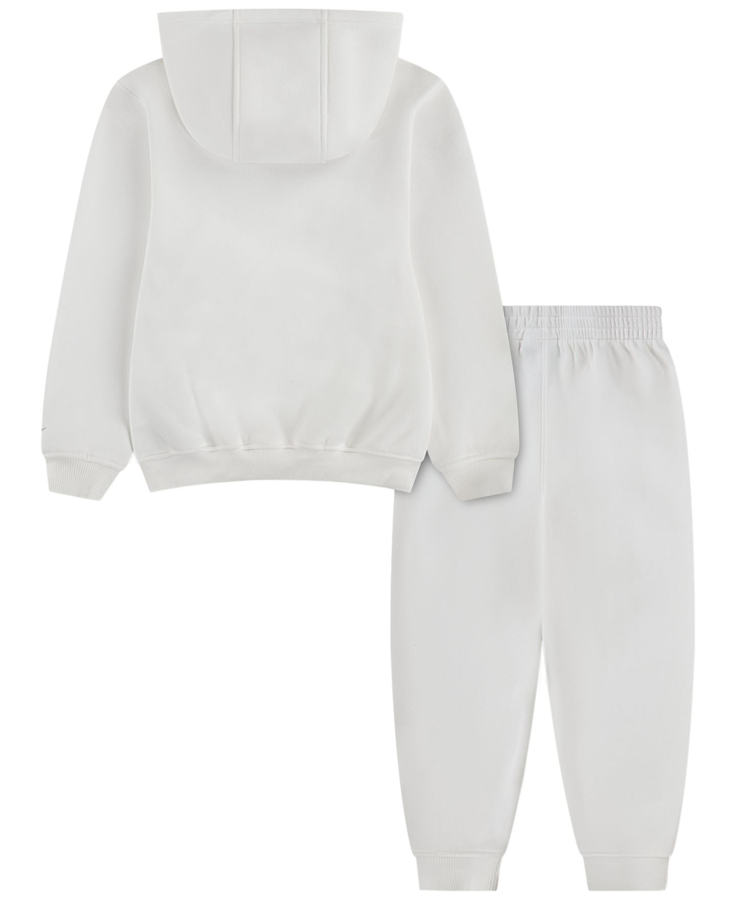 Детский комплект Nike Swoosh Sparkle: худи с капюшоном и джоггеры, 4-6X, цвет: Молочный — фото 2