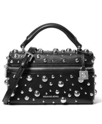 Michael Kors Jana Studded Mini Top Handle Crossbody Satchel Handbag