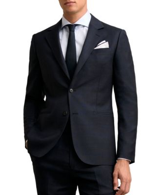 Men's Seminar Wool Single-Breasted Tailored-Fit Blazer