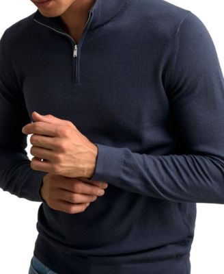 Men's Blackhall Slim-Fit Half-Zip Merino Wool Sweater