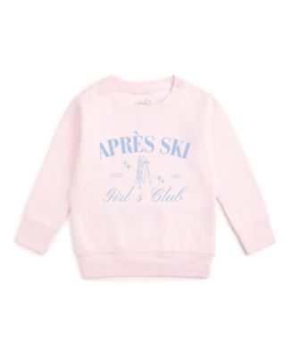 Girls' 4-16 Apres Ski Club Crewneck Long-Sleeve Sweatshirt