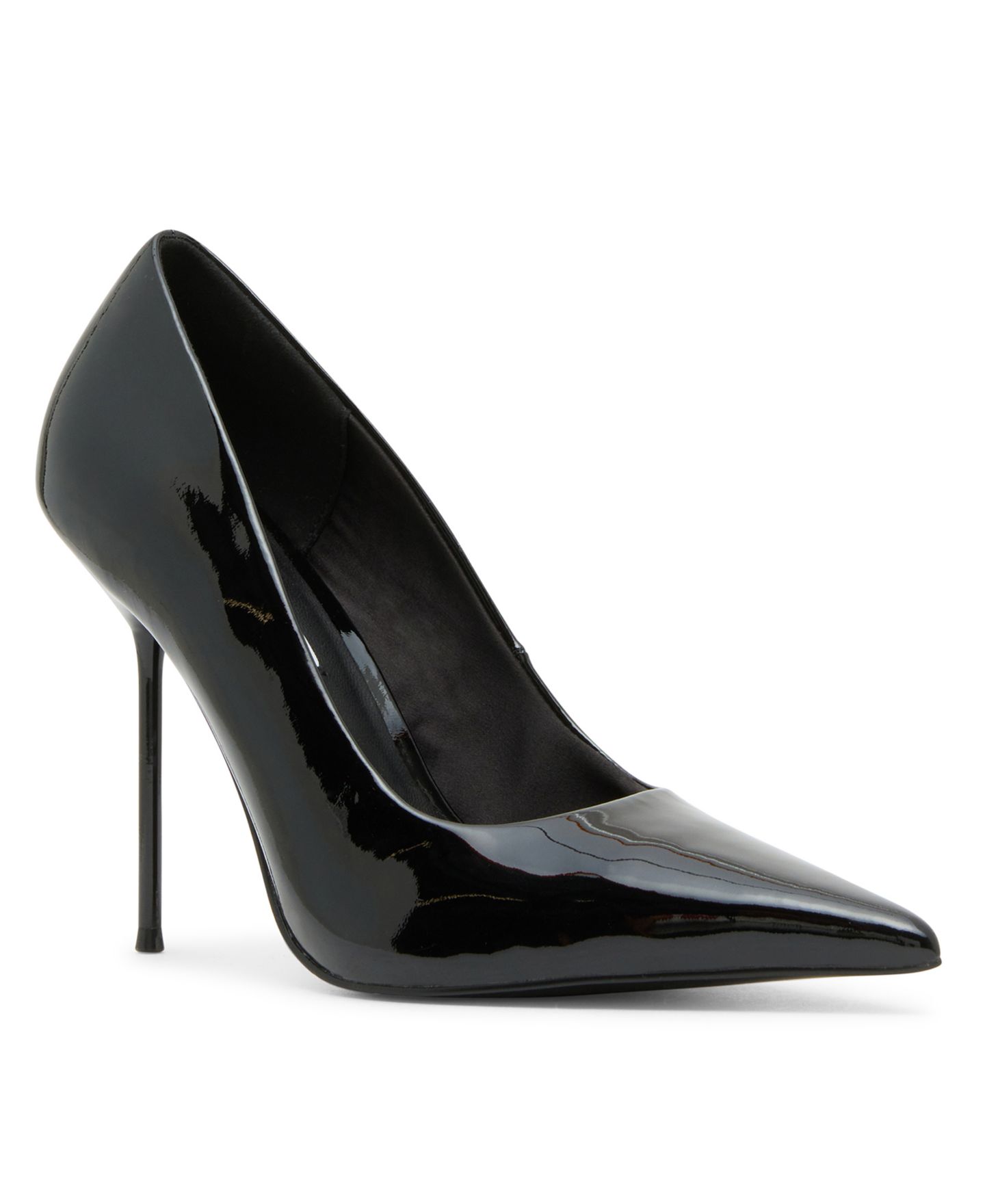 Женские туфли Steve Madden Dynasty Pointed Toe Stiletto, цвет: Чёрный лаковый — фото 1