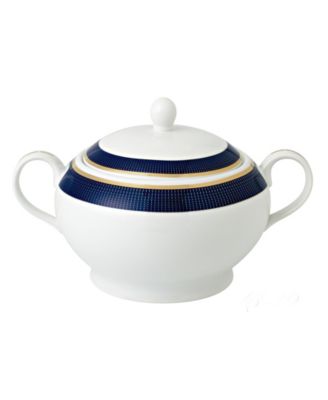 La Luna Collection New Bone China Soup Tureen and Lid, Midnight Design