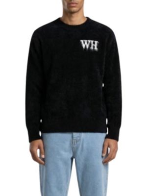 Men's WH Crewneck Regular-Fit Long-Sleeve Sweater
