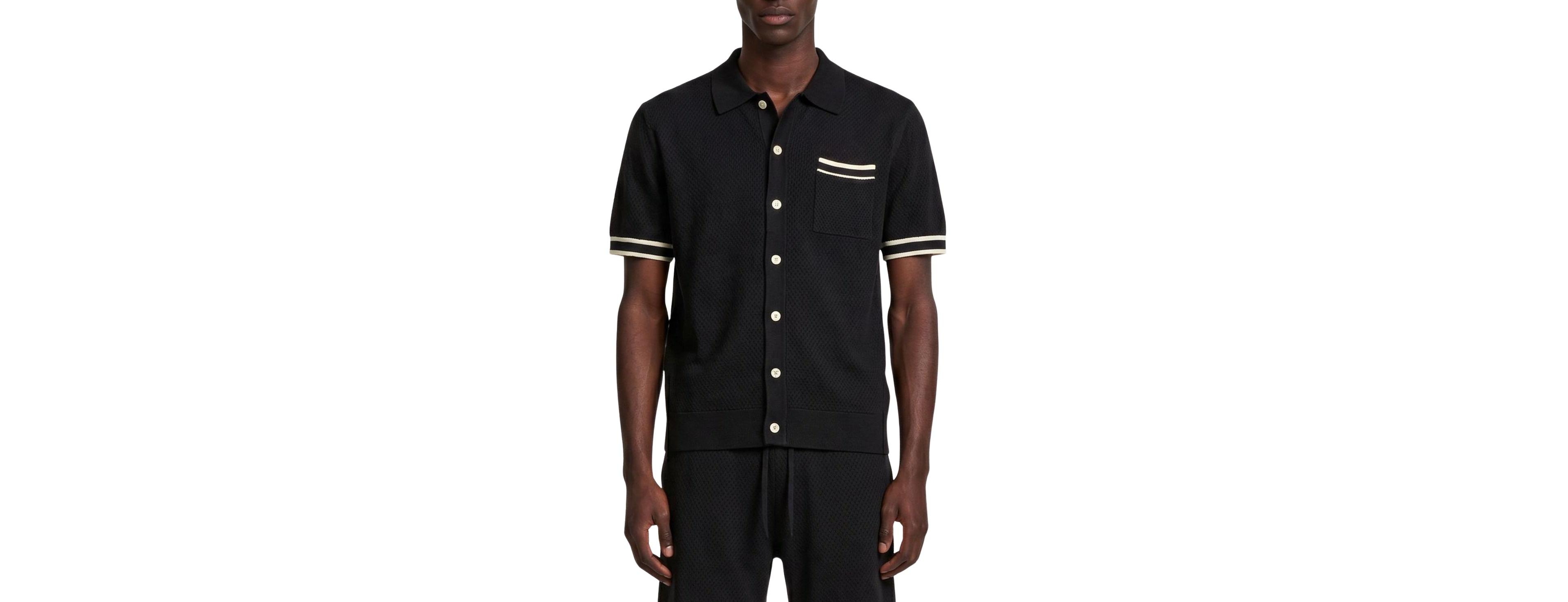Walker & Hunt Men's Resort Knitted Shirt