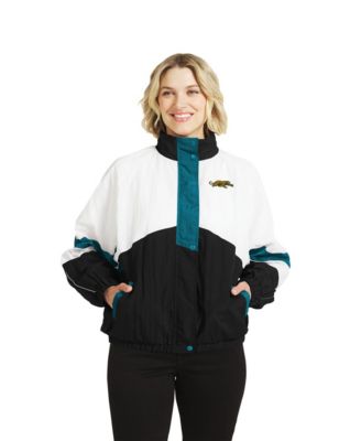 Women's Jacksonville Jaguars Hooded Crinkle Windbreaker Jacket