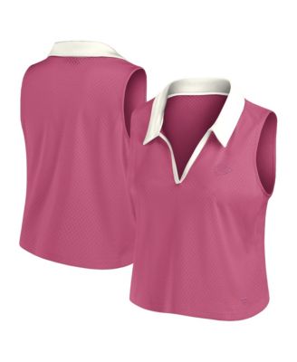 Women's Pink Kansas City Chiefs Studio Wellness V-Neck Tank Top