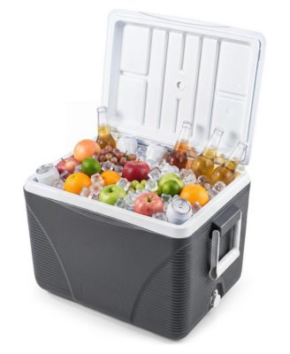 43.3-Quart Portable Hard Cooler with Integrated Cup Holders