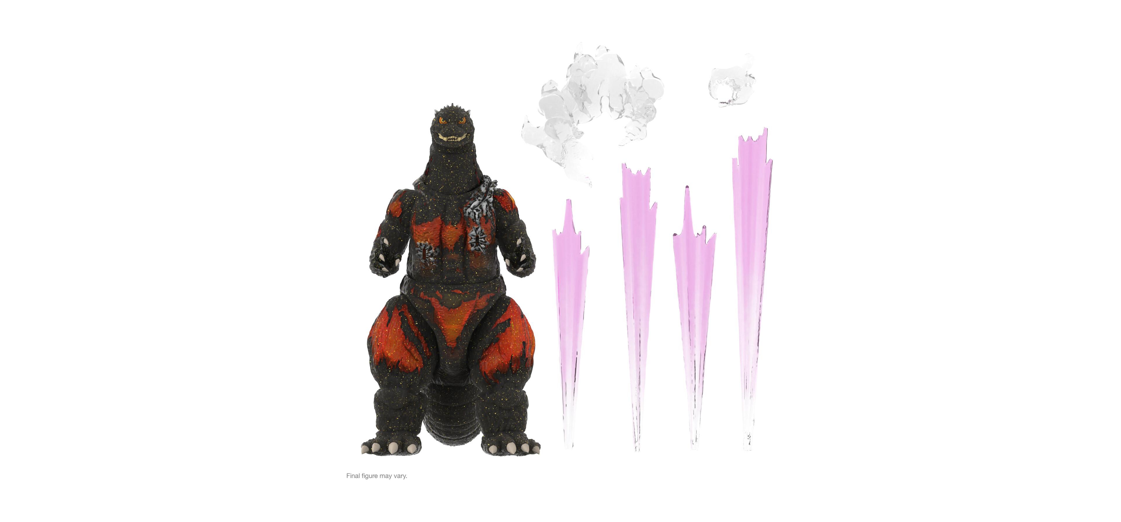 Super7 Toho Ultimates Final Battle Godzilla 7.85" Led Light-Up Action Figure, Ages 14+