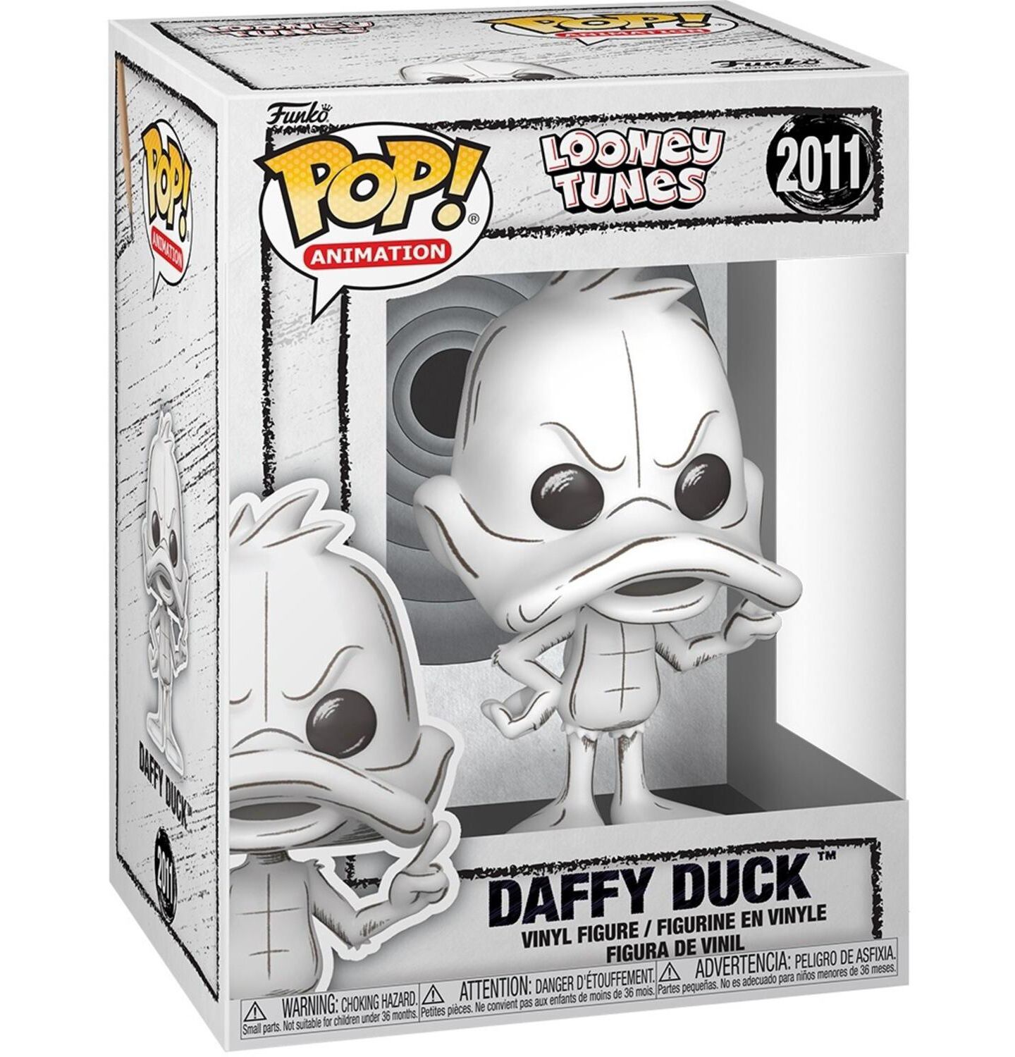 Фигурка Funko Pop! Looney Tunes Daffy Duck Sketched Vinyl, 3.6" — фото 2