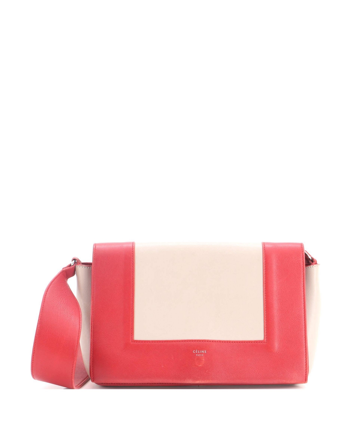 Pre-Owned Celine Medium Frame Shoulder Bag Leather