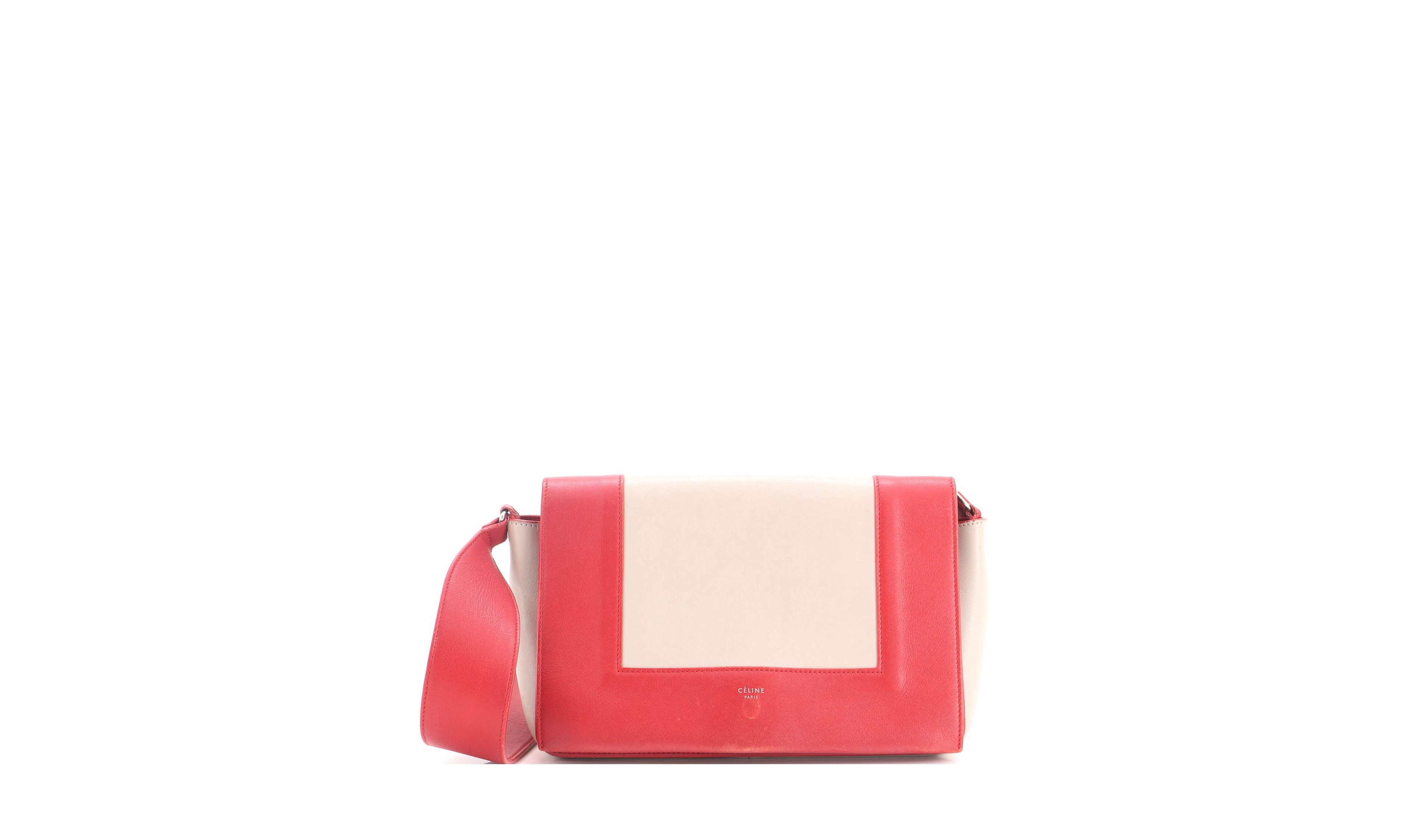 Pre-Owned Celine Medium Frame Shoulder Bag Leather