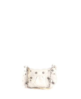 XS Le Cagole Giant Studs Chain Shoulder Bag Leather