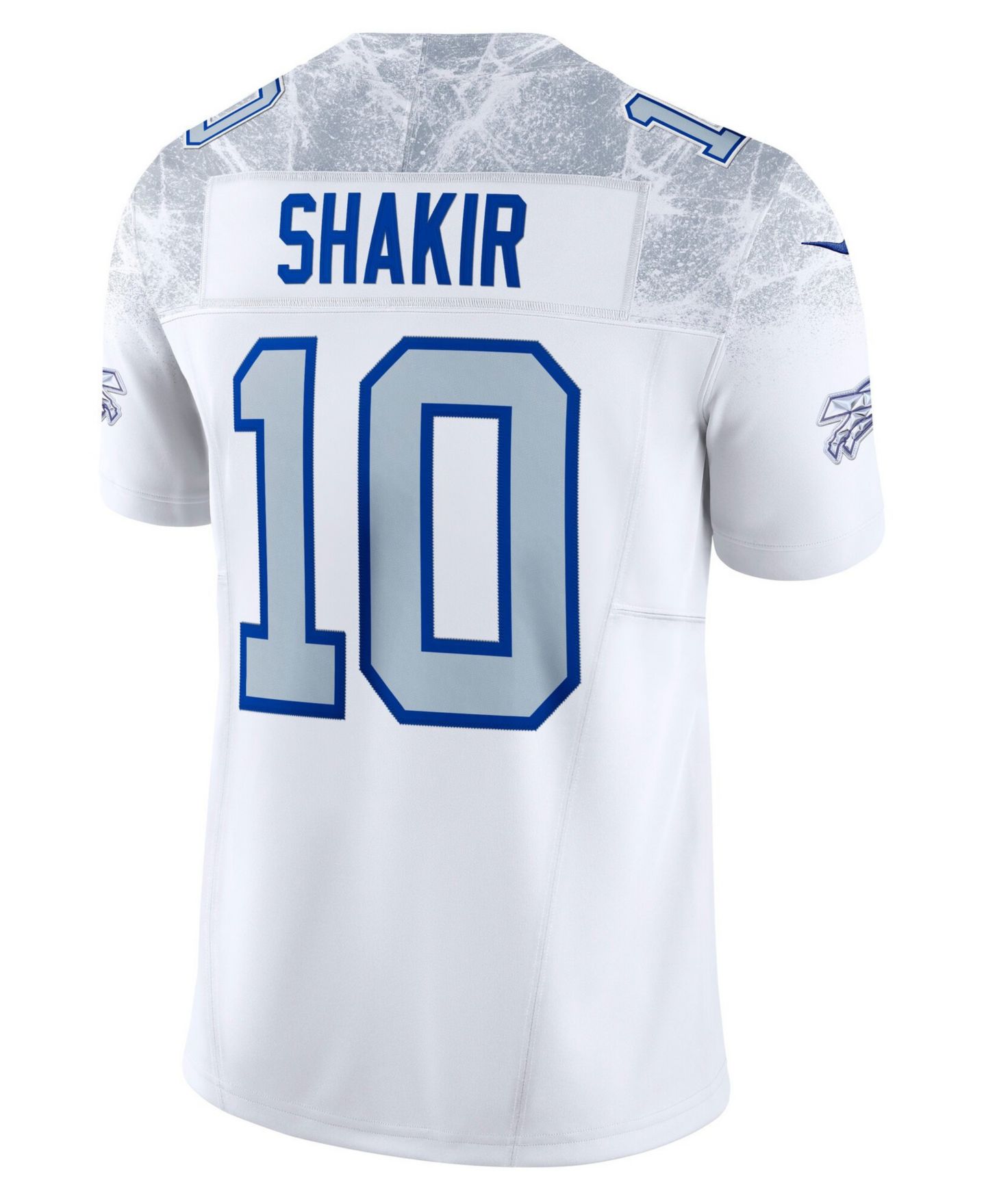 Мужской топ Nike Khalil Shakir White Buffalo Bills Rivalries Collection Stitched Limited Jersey — фото 3