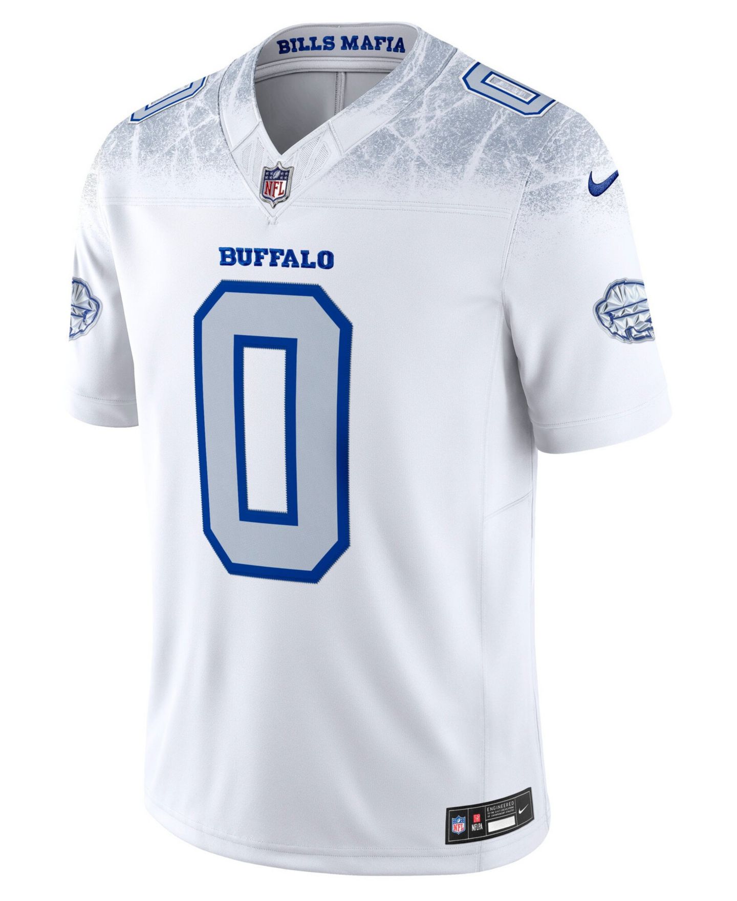 Мужской топ Nike Keon Coleman White Buffalo Bills Rivalries Collection Stitched Limited Jersey — фото 2