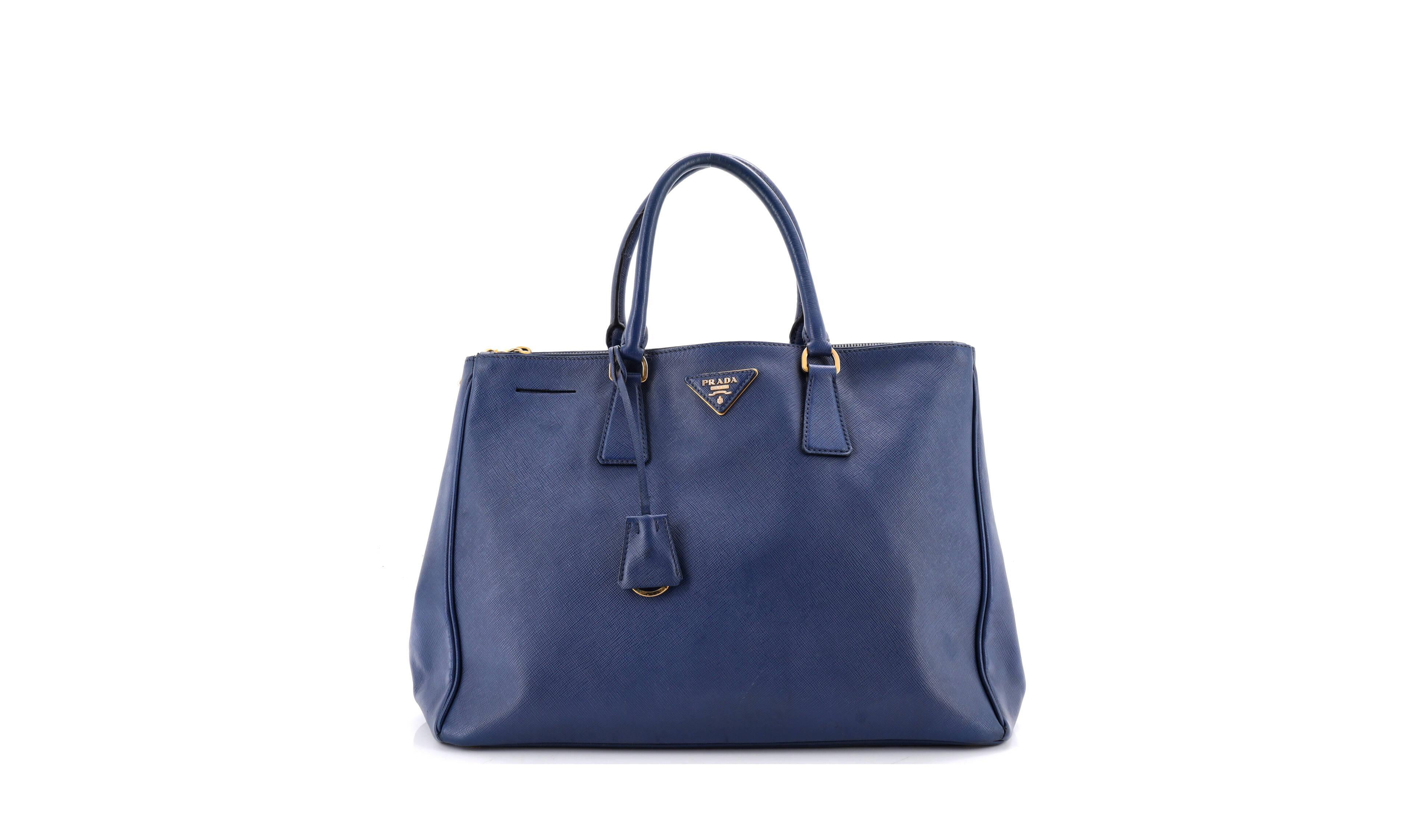 Pre-Owned Prada North South Lux Open Tote Saffiano Leather