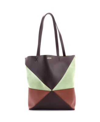 Medium Puzzle Fold Tote Leather