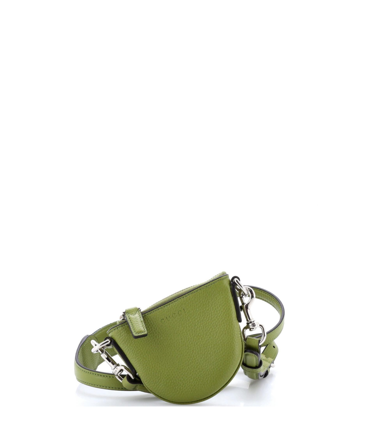 Pre-Owned Gucci Nano B Crossbody Bag Leather