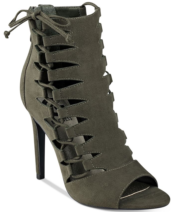 G by GUESS Baxter Peep Toe Dress Sandals Macy s