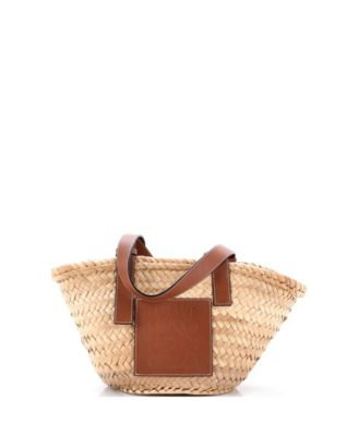 Small Basket Tote Raffia