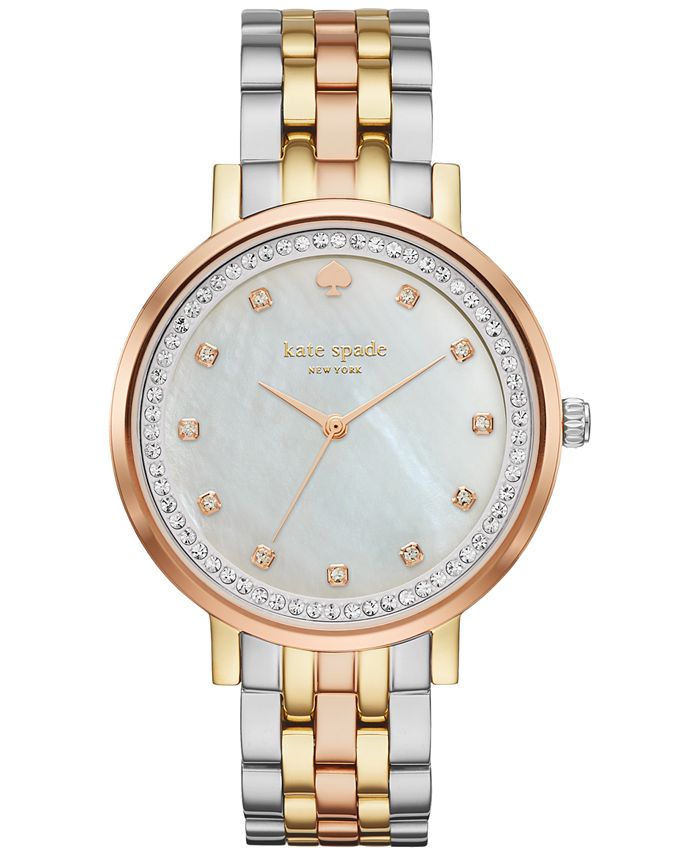 Tri tone sales women's watch