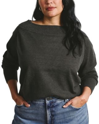 Plus Size Noomi Cold Shoulder Sweater