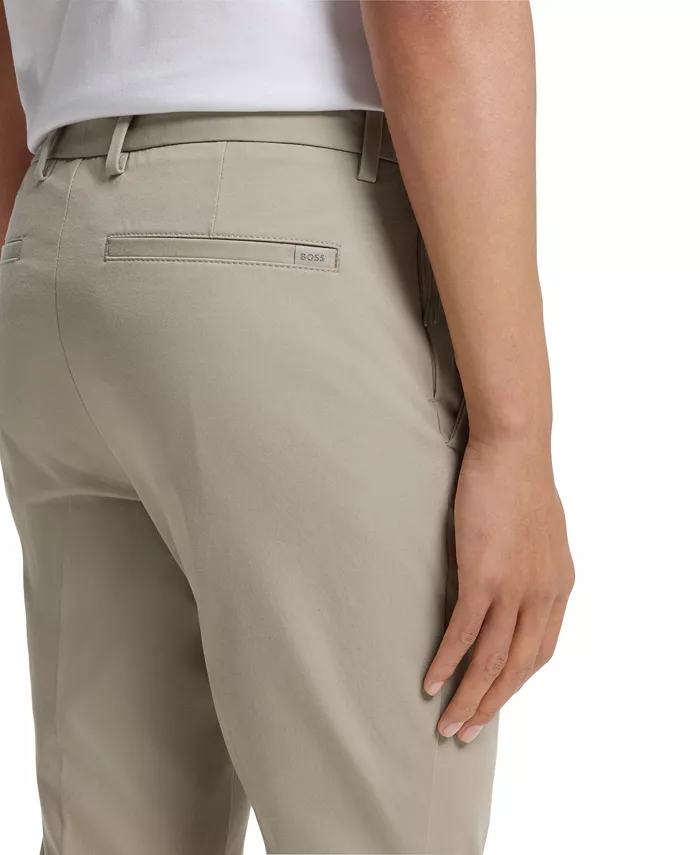 BOSS by Men's Stretch-Cotton Blend Slim-Fit Pants - thumbnail 7