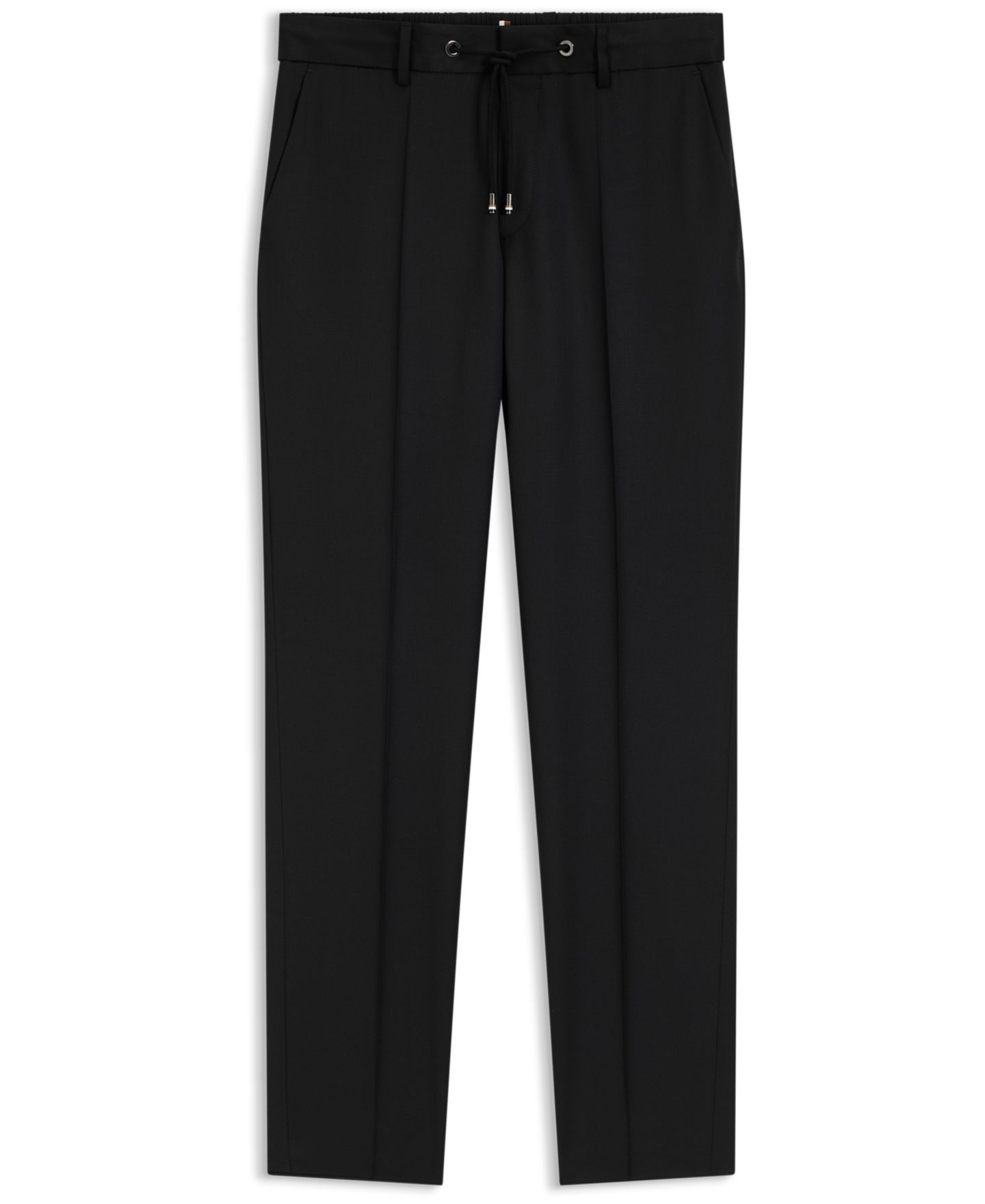 Мужские брюки Hugo Boss Drawstring Trousers, цвет: Чёрный — фото 3