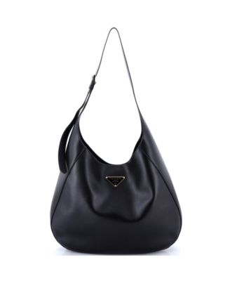 Large Triangle Logo Curved Hobo City Calf